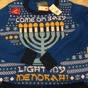 Ugly Christmas Sweater Lights Up